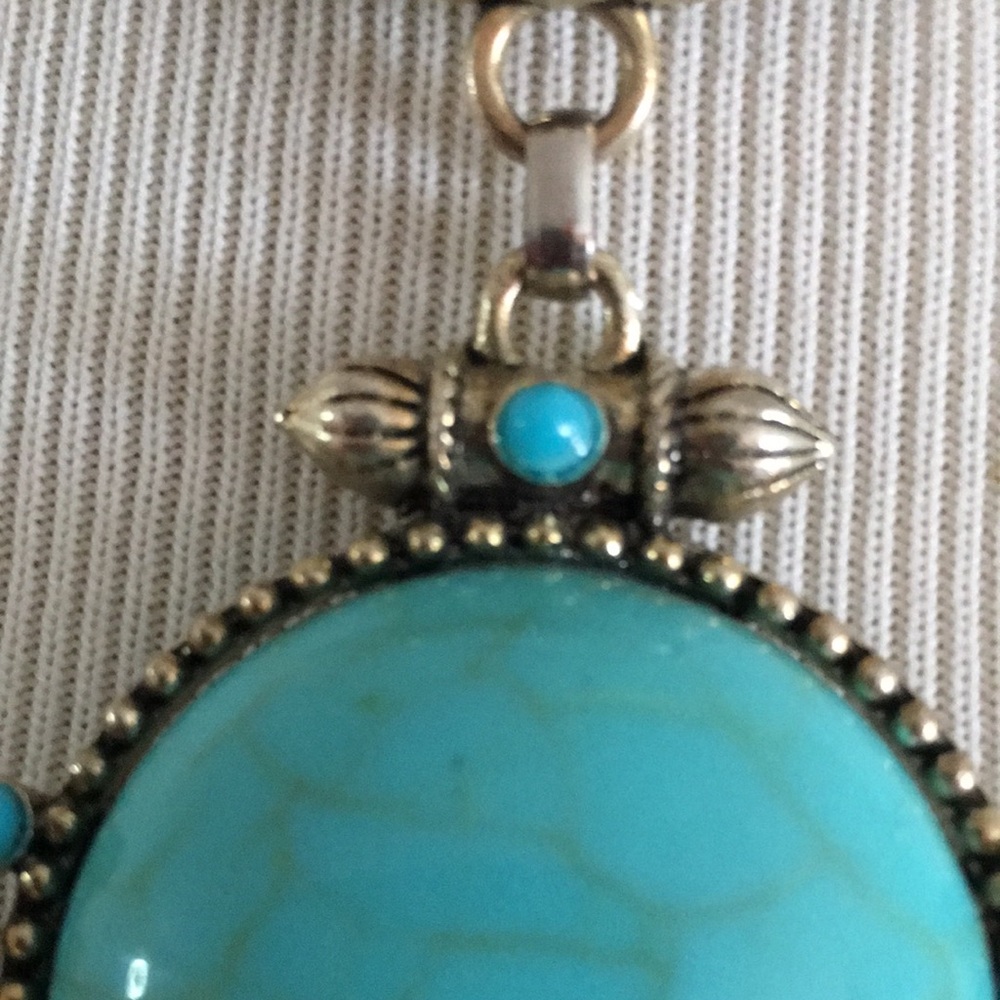 Native American Styled Turquoise Statement Piece … - image 8